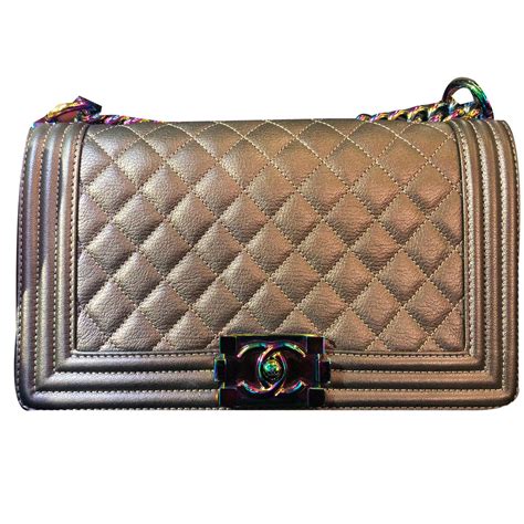 bronze chanel bag